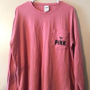 PINK Campus Long Sleeve Tee